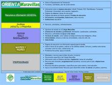 Tablet Screenshot of orienta.colegiomaravillas.com
